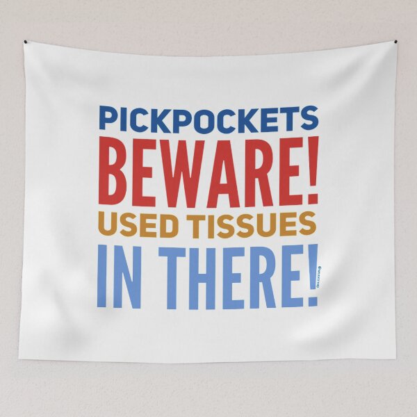 Item preview, Beware Used Tissues! designed and sold by weavernap.