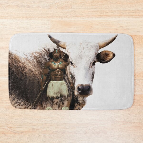 Item preview, nguni ox and the zulu warrior designed and sold by johnnyssandart.