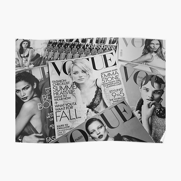 Black And White Vogue Poster