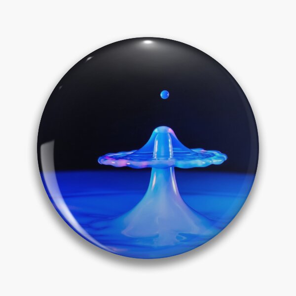 Item preview, Blue colored mushroom on black background designed and sold by philippe souvy.