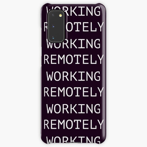 Working Remotely Samsung Galaxy Snap Case