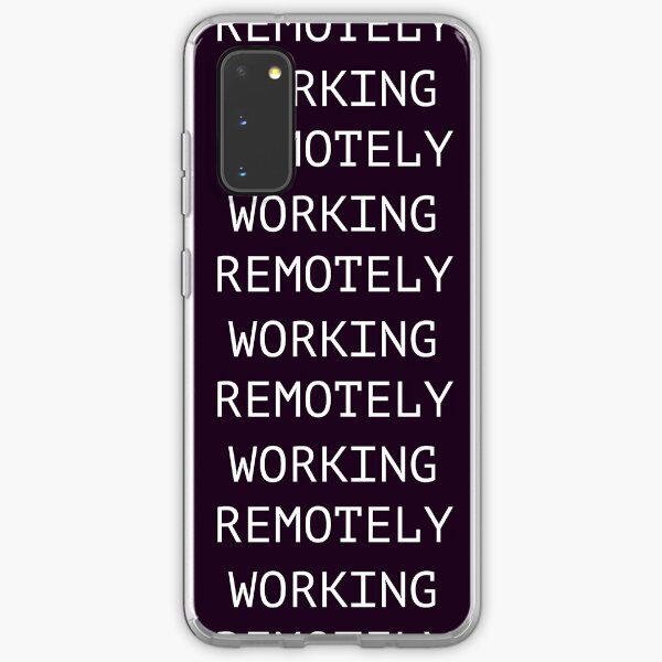 Working Remotely Samsung Galaxy Soft Case