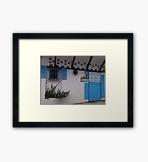 My home - Me casa Framed Print