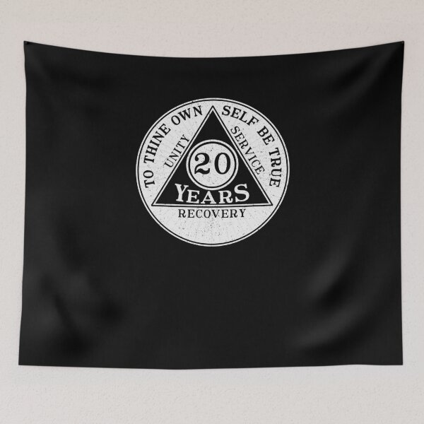 Item preview, 20 years sobriety coin recovery coin gift designed and sold by Teeward.