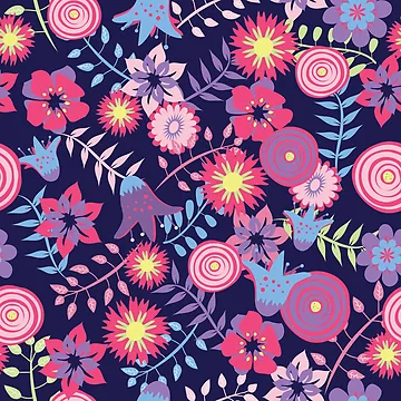 Artwork thumbnail, Spring Wild Flowers by CheckDesignz
