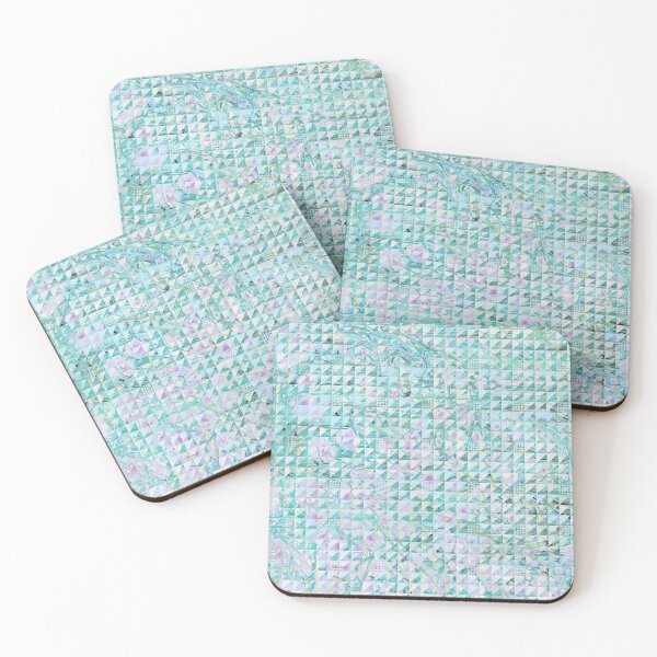 Item preview, Geometric Marbled Triangles designed and sold by MarbleCloud.