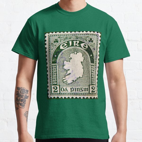 Eire Ireland vintage old postage stamp Classic T-Shirt