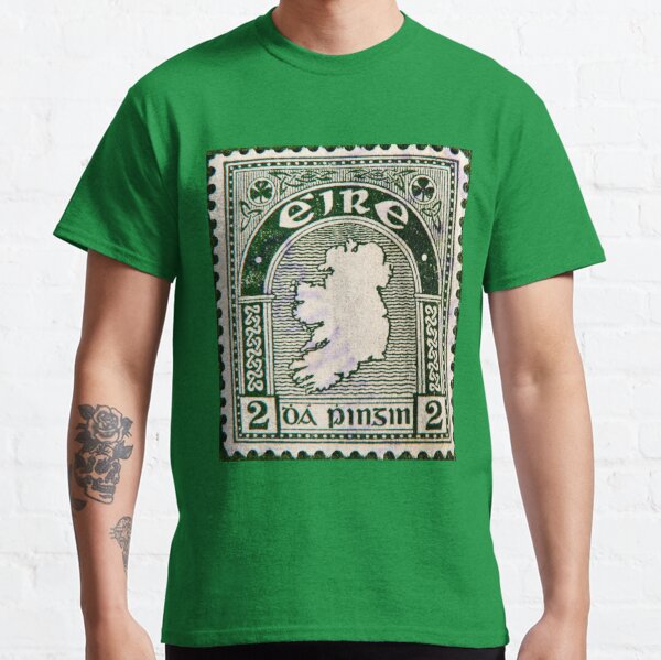 Eire Ireland vintage old postage stamp Classic T-Shirt