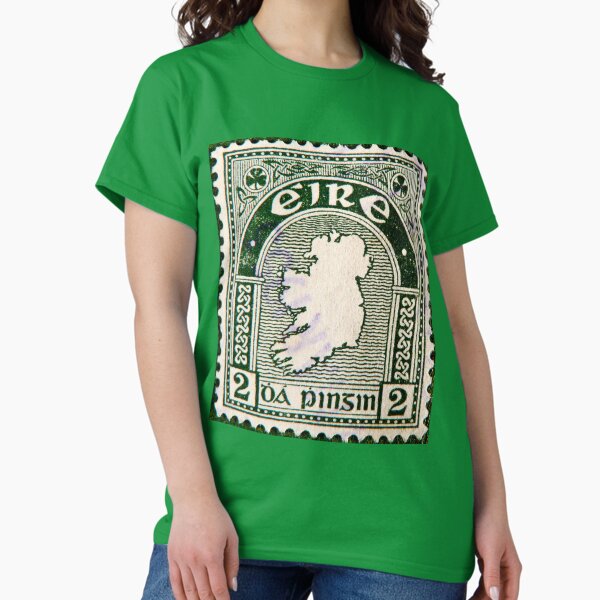 Artikel-Vorschau von Eire Irland Vintage alte Briefmarke, designt und verkauft von Onyria Art.