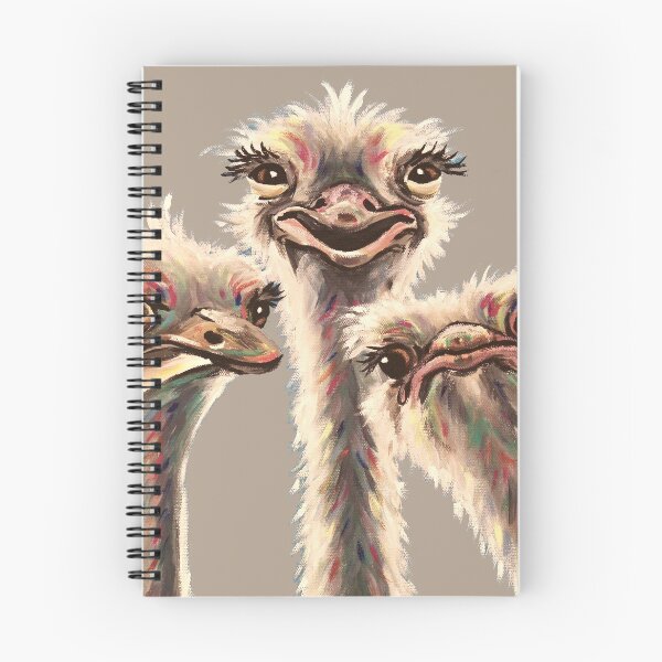 Item preview, Funny Ostrich Trio designed and sold by leekellerart.
