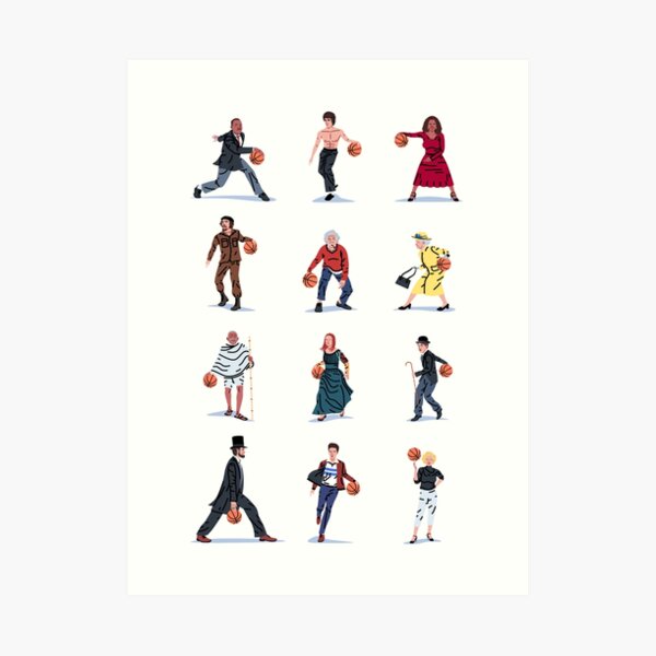 Balling Collage Art Print
