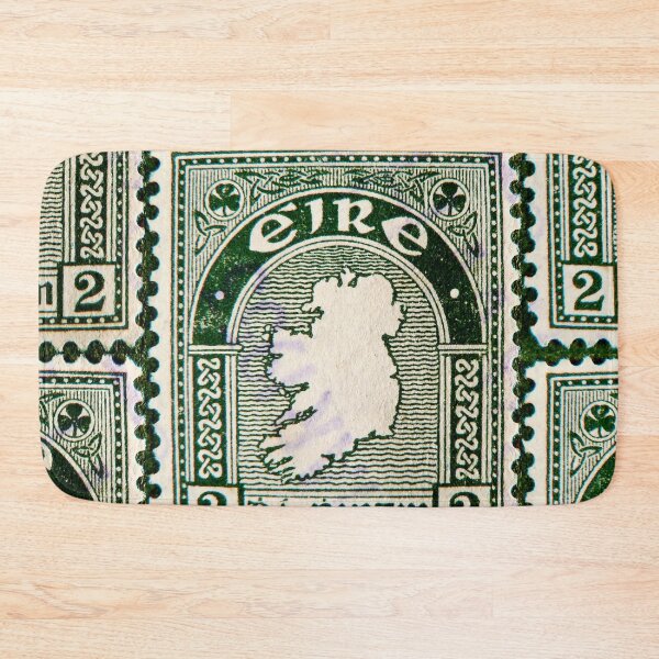 Item preview, Eire Ireland vintage old postage stamp designed and sold by Onyria Art.