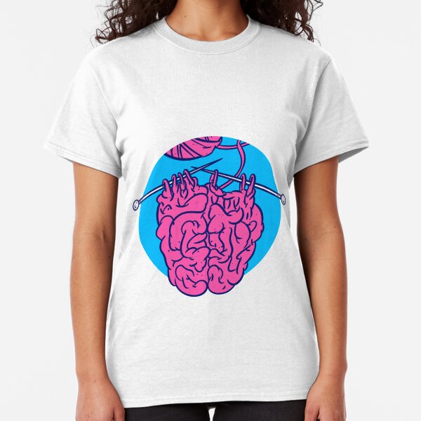 Knitting a brain Classic T-Shirt