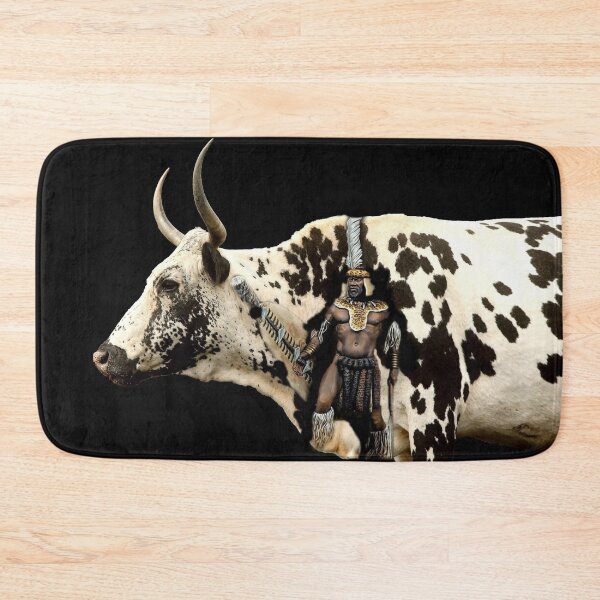 Item preview, nguni ox and the zulu warrior designed and sold by johnnyssandart.