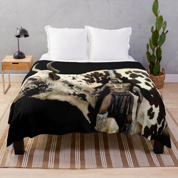 Item preview, nguni ox and the zulu warrior designed and sold by johnnyssandart.