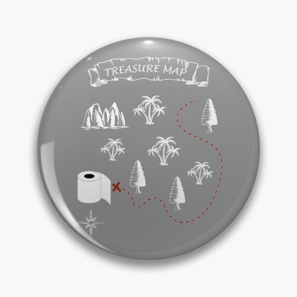 Item preview, Toilet Paper Treasure Map Funny Toilet Paper Shortage 2020 Design designed and sold by t-factor.