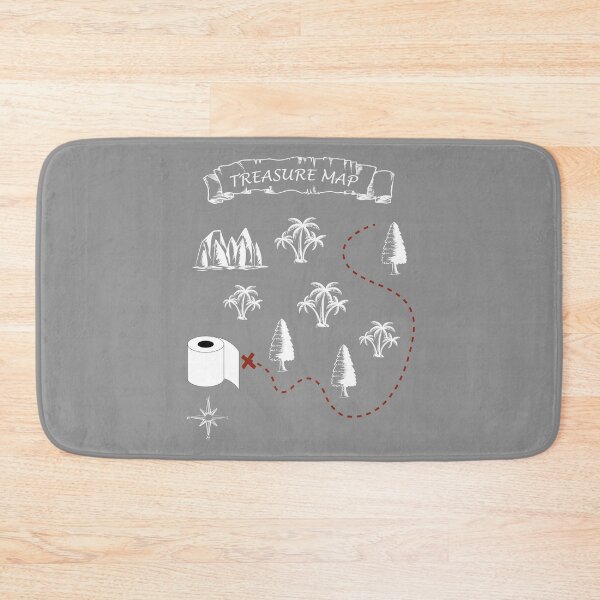 Item preview, Toilet Paper Treasure Map Funny Toilet Paper Shortage 2020 Design designed and sold by t-factor.