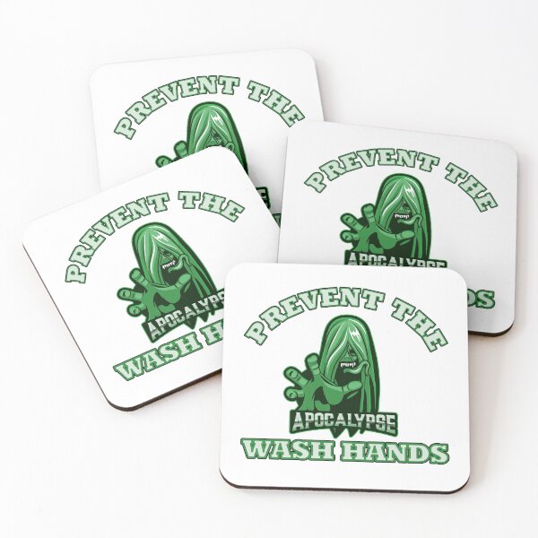 Item preview, Wash hands - Prevent the apocalypse designed and sold by NerdySherds.
