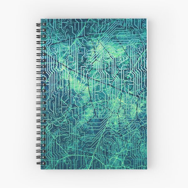 Item preview, Digital Ocean Blue Circuit Board Texture designed and sold by bexilla.