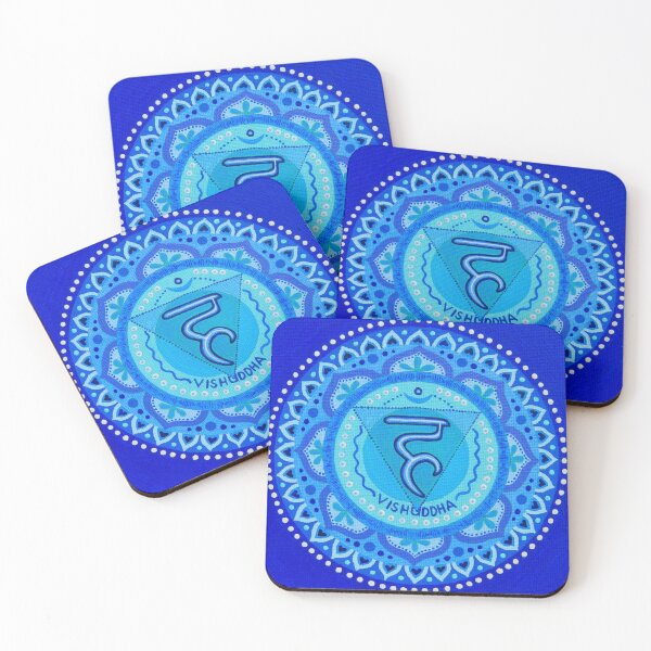 Item preview, Blue Throat Chakra Mandala designed and sold by Soozie Wray.