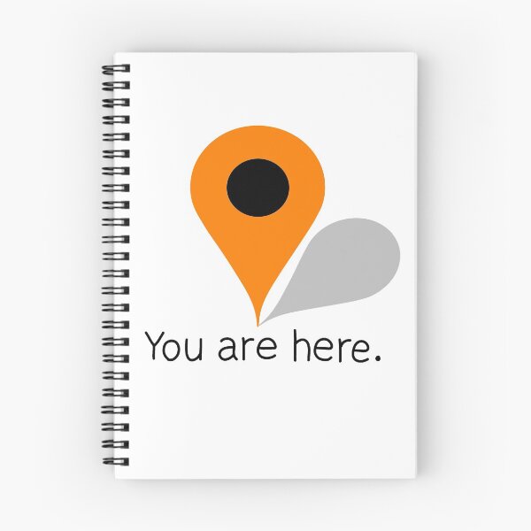 Item preview, Orange Location Icon - You are here designed and sold by ValentinaHramov.
