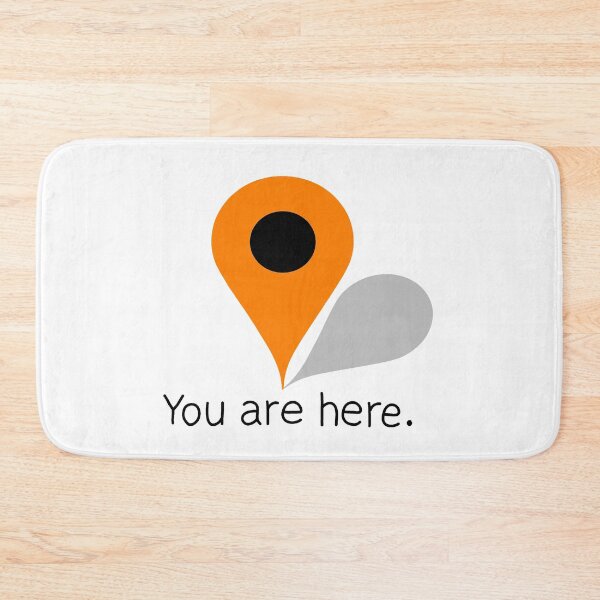 Item preview, Orange Location Icon - You are here designed and sold by ValentinaHramov.