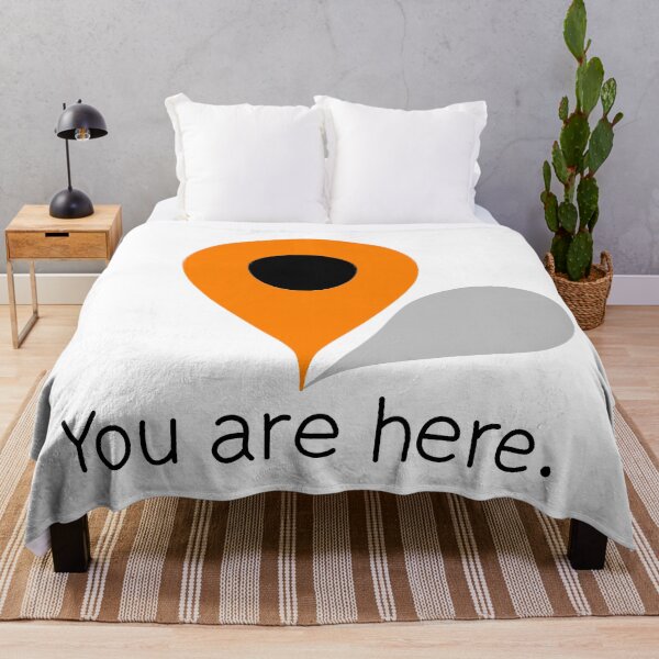 Item preview, Orange Location Icon - You are here designed and sold by ValentinaHramov.