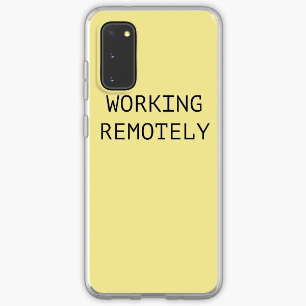 Working Remotely Samsung Galaxy Soft Case