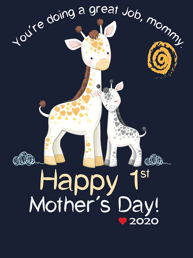 Happy 1st Mother's Day You Are Doing A Great Job Giraffe Tumbler