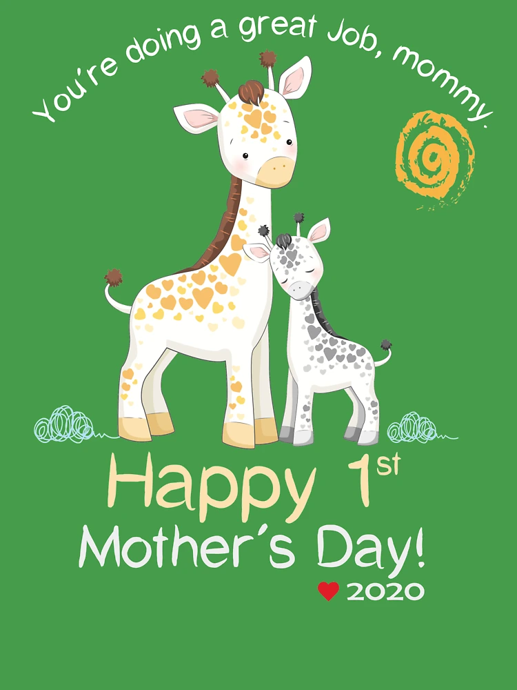 Happy 1st Mother's Day You Are Doing A Great Job Giraffe Tumbler