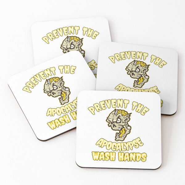 Item preview, Wash hands - Prevent the apocalypse designed and sold by NerdySherds.