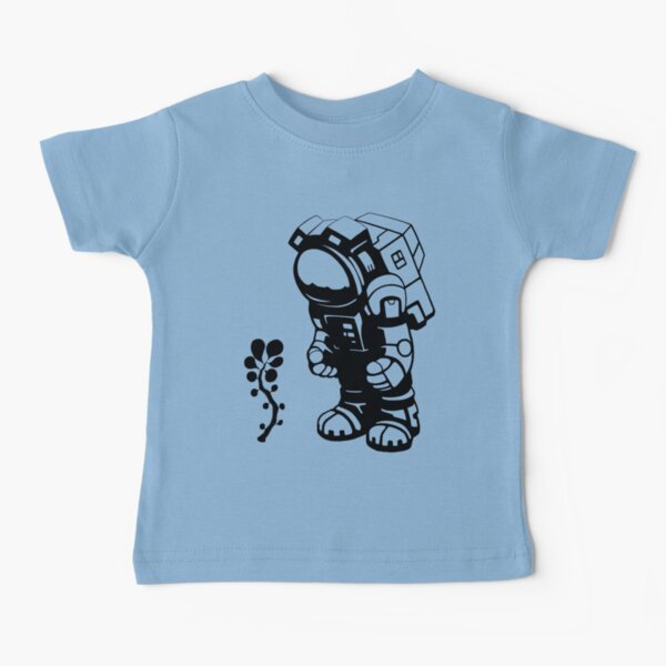 Starlit Astronaut in Black - Kids version Baby T-Shirt
