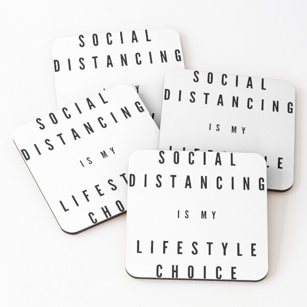 Item preview, Social Distancing is my lifestyle choice designed and sold by JustJen02.