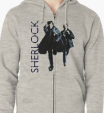 Sherlock Holmes and Doctor Watson! Zipped Hoodie