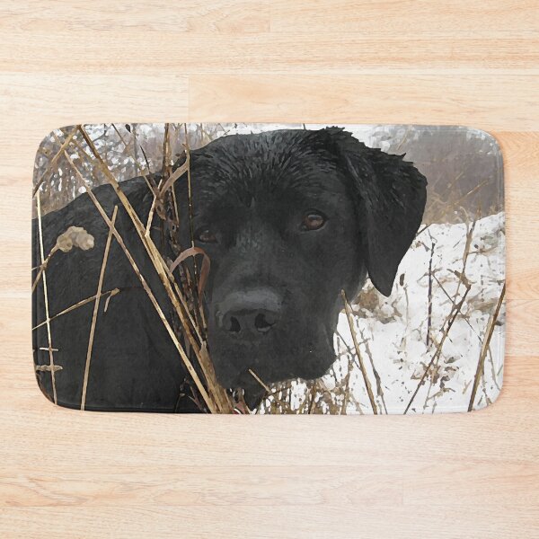Item preview, Late Season Hunt - Black Labrador designed and sold by BlackDogArtJudy.