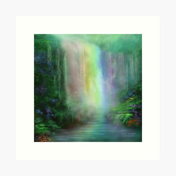 Item preview, Chakra Waterfalls designed and sold by Carol  Cavalaris.