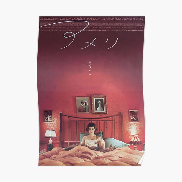 Amélie (Le Fabuleux Destin d'Amélie Poulain) 2001 Affiche de film japonais Art Poster