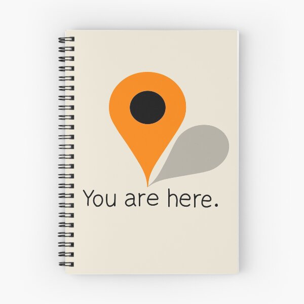 Item preview, Orange Location Icon - You are here designed and sold by ValentinaHramov.