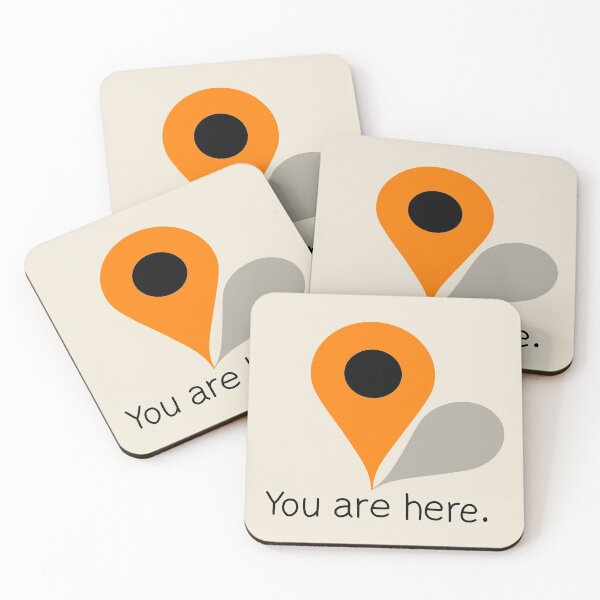 Item preview, Orange Location Icon - You are here designed and sold by ValentinaHramov.