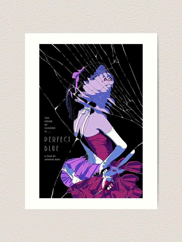 Perfect Blue 1997 Japanese Movie Poster Art Art Print By B00tleg90s Redbubble