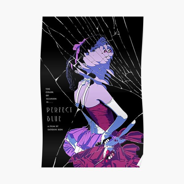 Art d'affiche de film japonais Perfect Blue 1997 Poster