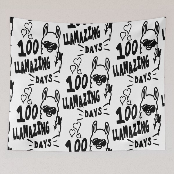 Artikelvorschau, 100 Schultage 100 Lamazing Days entworfen und verkauft von clothesy7.