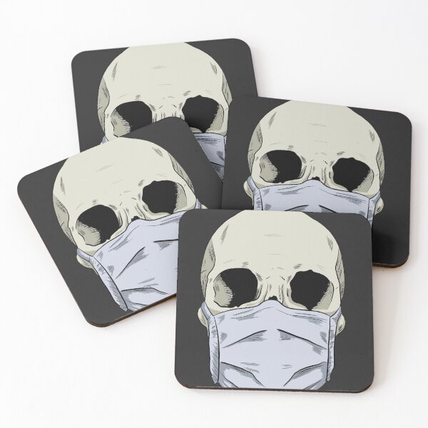 Item preview, Skull Wearing Mask designed and sold by blacksnowcomics.