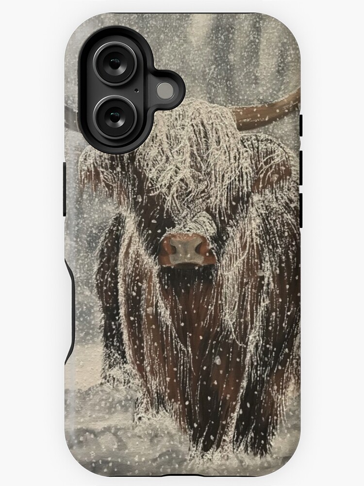 Thumbnail 1 of 4, iPhone Case, Dressed in Snow designed and sold by EuniceWilkie.