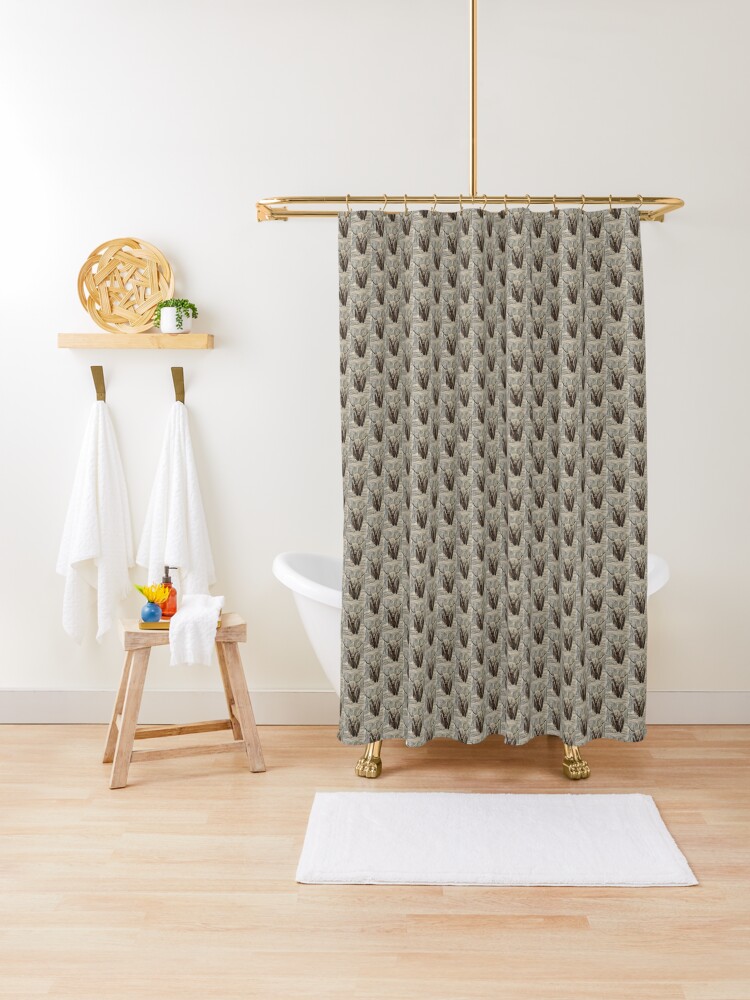 Thumbnail 1 of 5, Shower Curtain, Dressed in Snow designed and sold by EuniceWilkie.