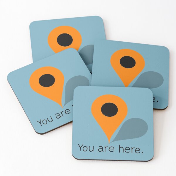 Item preview, Orange Location Icon - You are here designed and sold by ValentinaHramov.