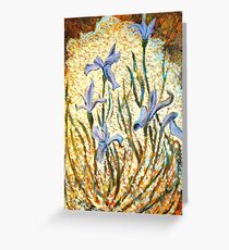 Iris Greeting Card