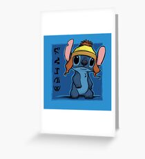Cunning and Blue! Greeting Card