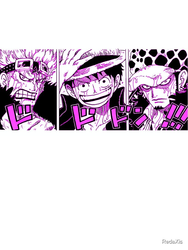 Kid Luffy Law Wano Colored Magenta Original Version Available