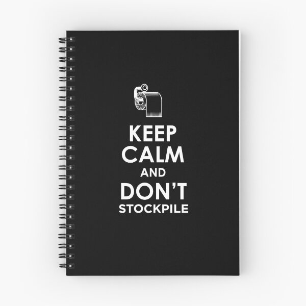 Item preview, Keep calm and don't stockpile toilet rolls designed and sold by Gerald Waters.